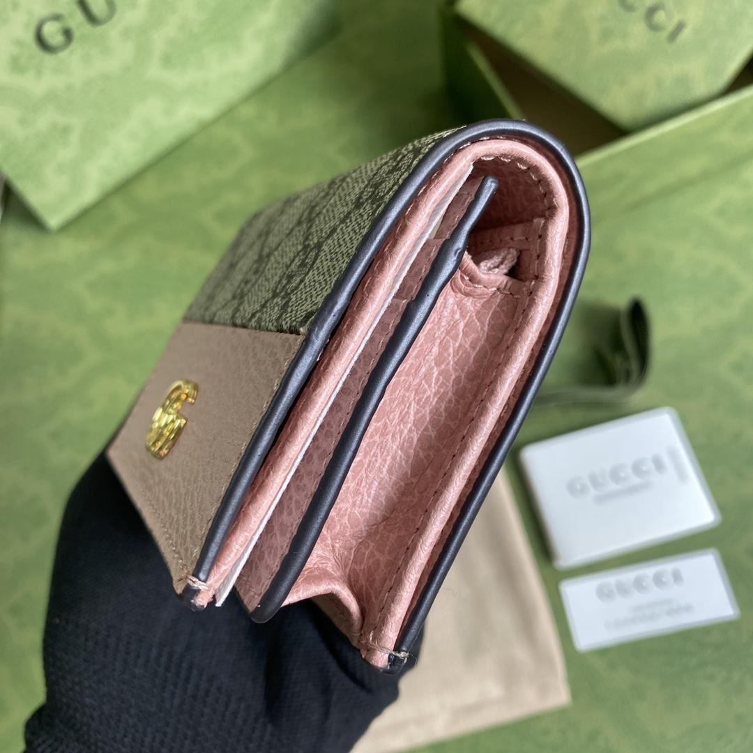 Gucci GG Marmont Card Case Wallet(11-9-3cm)    - 