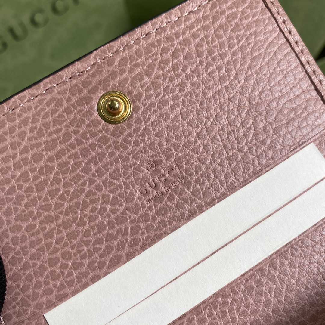 Gucci GG Marmont Card Case Wallet(11-9-3cm)    - 