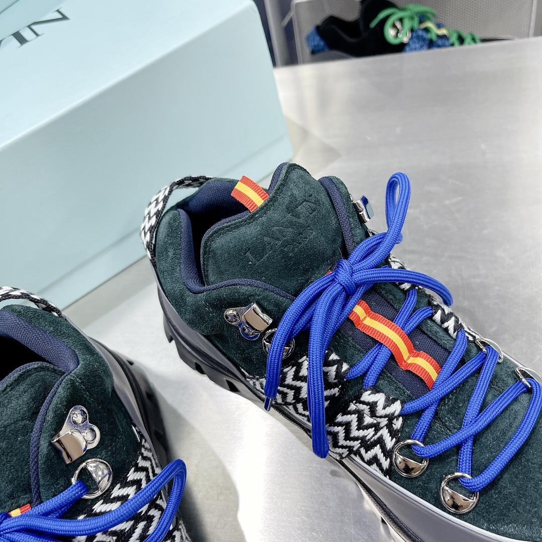 Lanvin Chunky-Sole Lace-Up Sneakers - PerfectKickZ