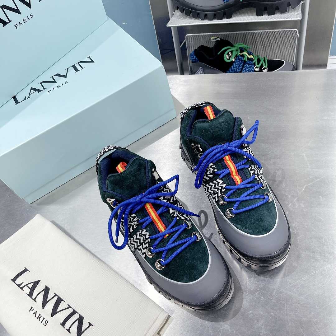 Lanvin Chunky-Sole Lace-Up Sneakers - PerfectKickZ