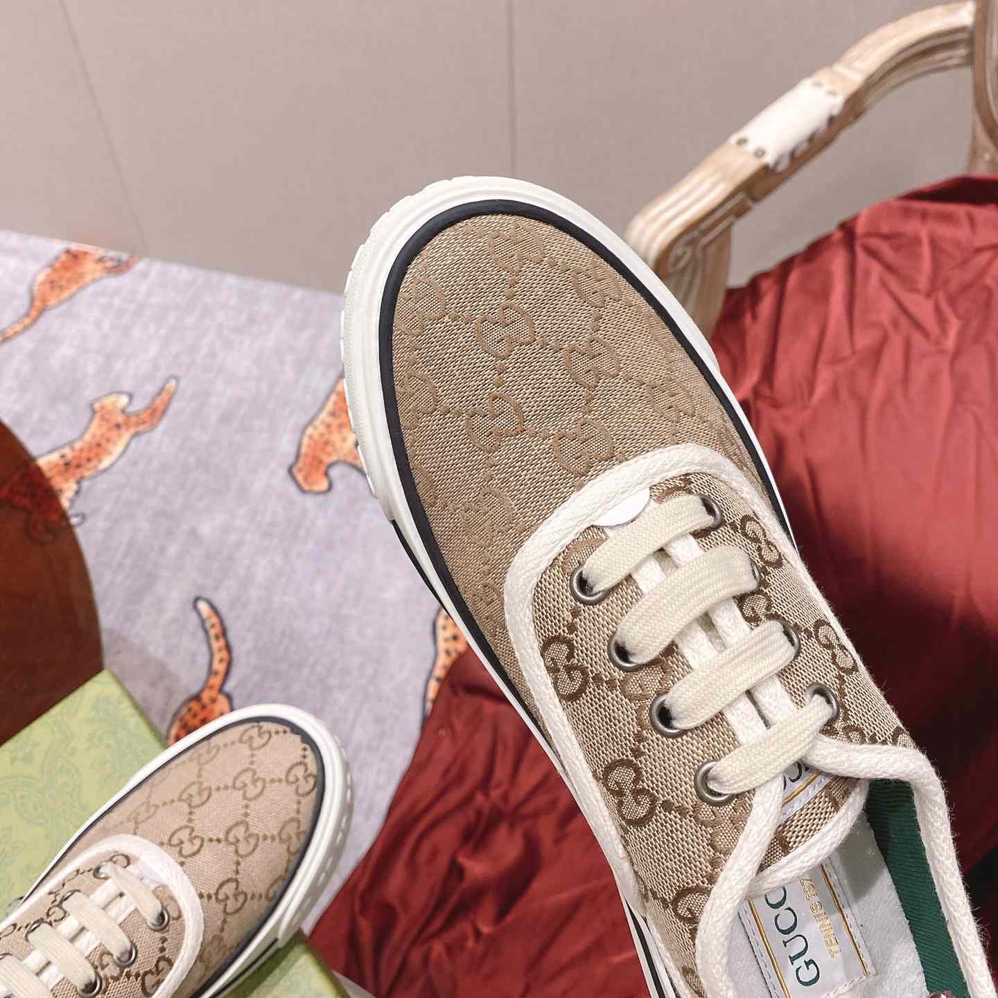 Gucci Tennis 1977 Canvas Sneakers - PerfectKickZ
