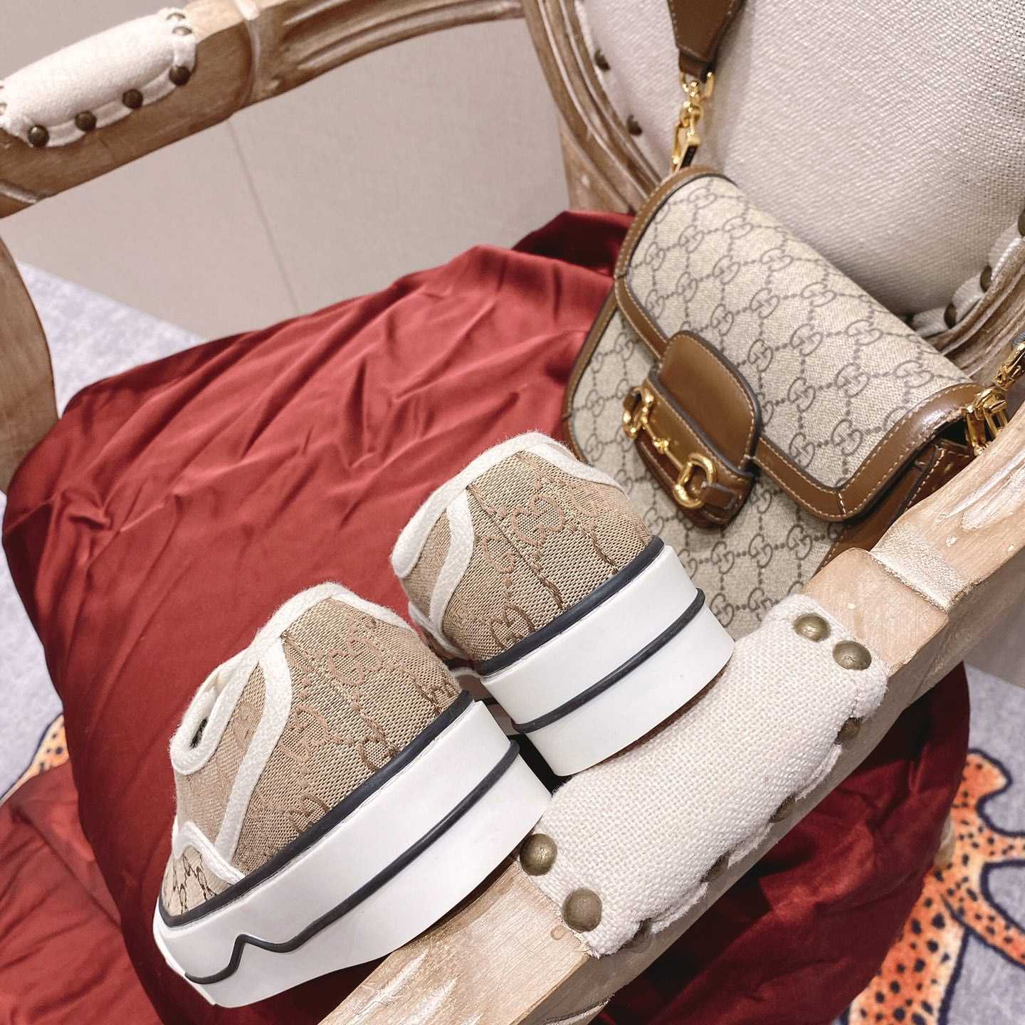 Gucci Tennis 1977 Canvas Sneakers - PerfectKickZ