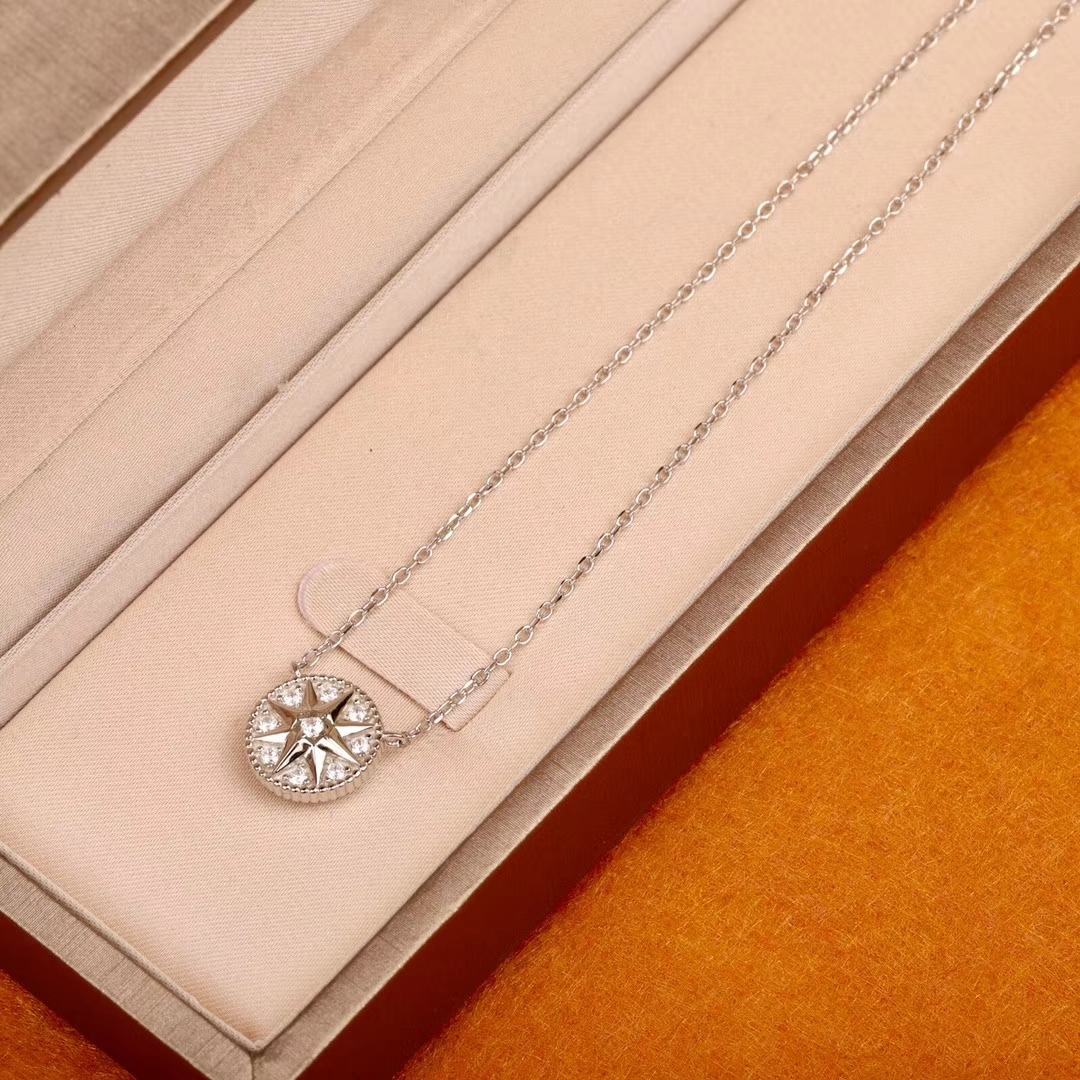 Dior Rose Des Vents Necklace - PerfectKickZ