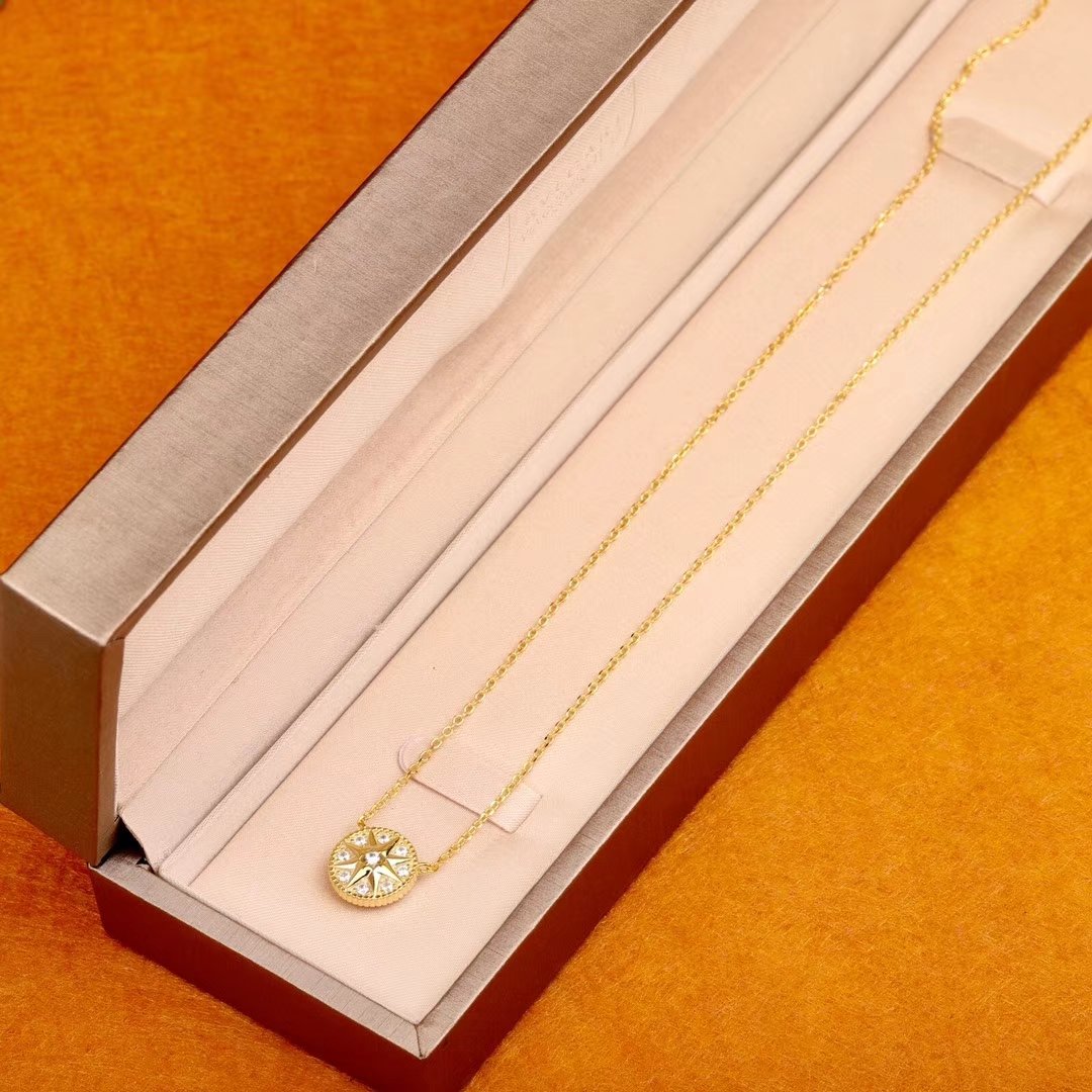 Dior Rose Des Vents Necklace - PerfectKickZ