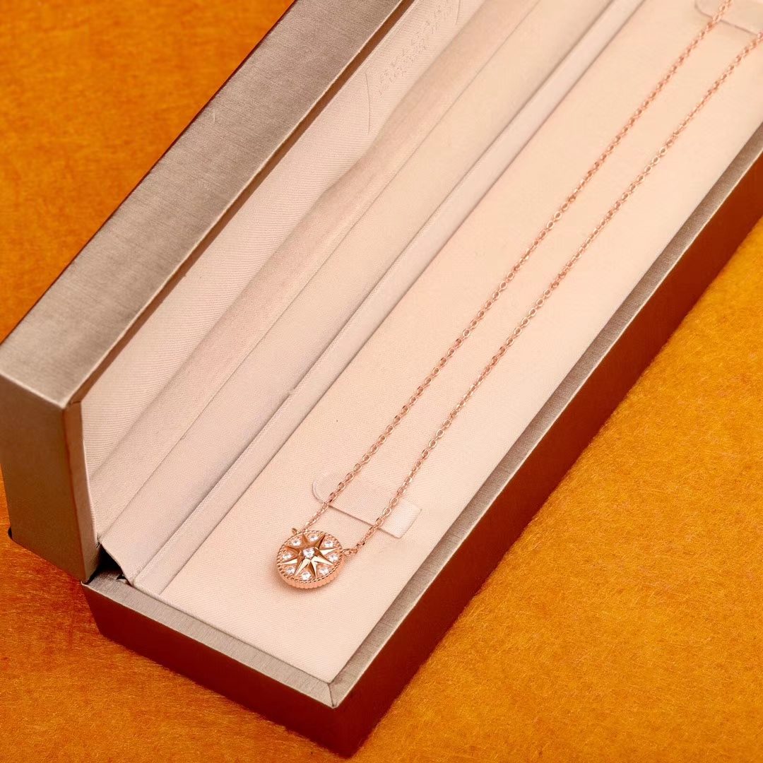 Dior Rose Des Vents Necklace - PerfectKickZ