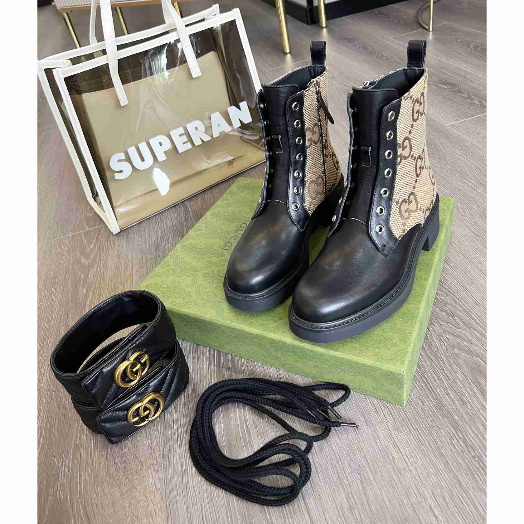 Gucci Women's Ankle Boot With Double G - PerfectKickZ
