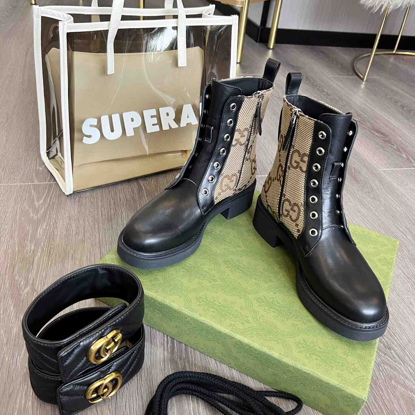 Gucci Women's Ankle Boot With Double G - PerfectKickZ