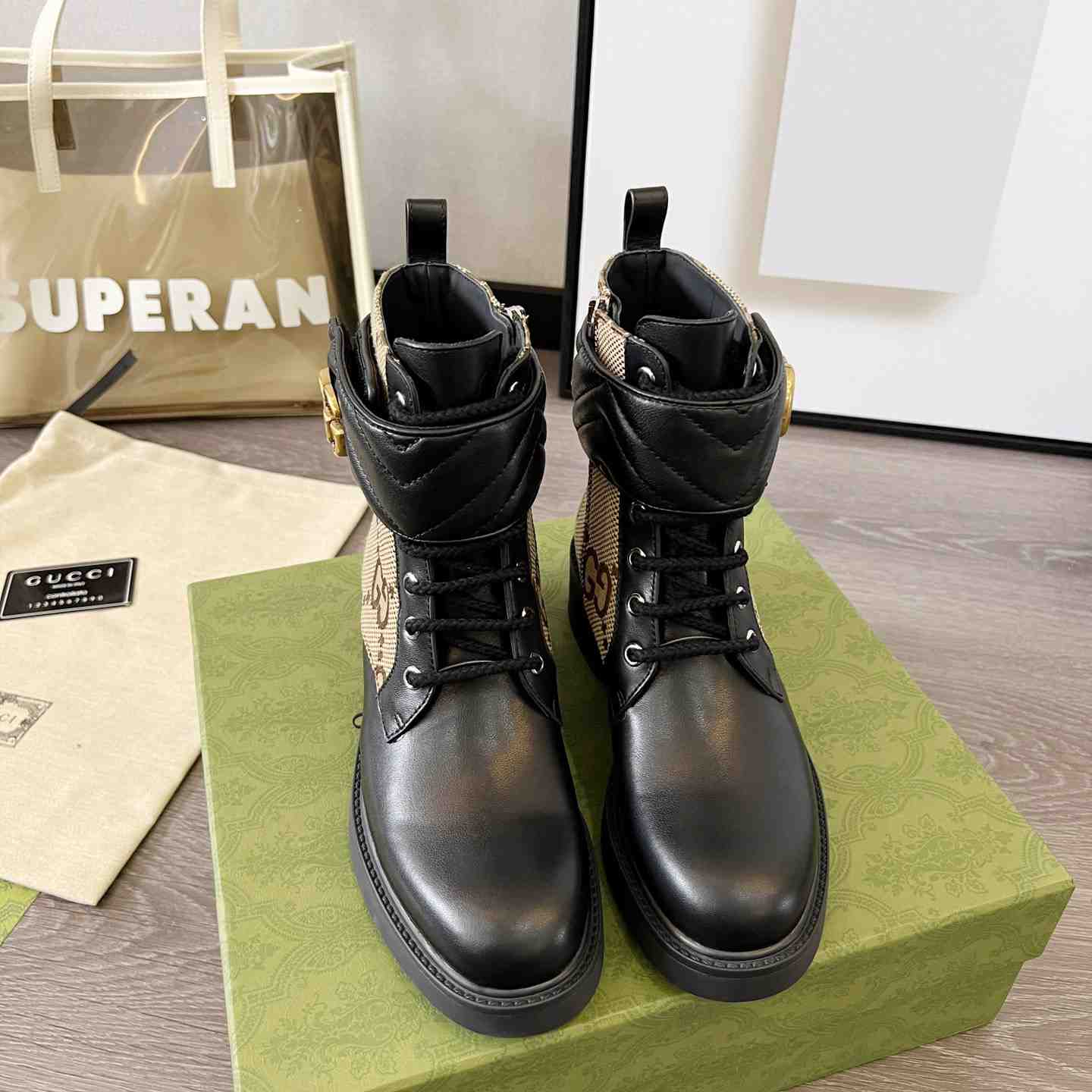 Gucci Women's Ankle Boot With Double G - PerfectKickZ
