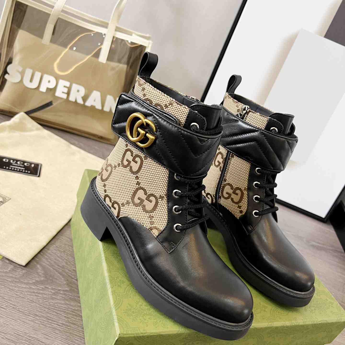 Gucci Women's Ankle Boot With Double G - PerfectKickZ