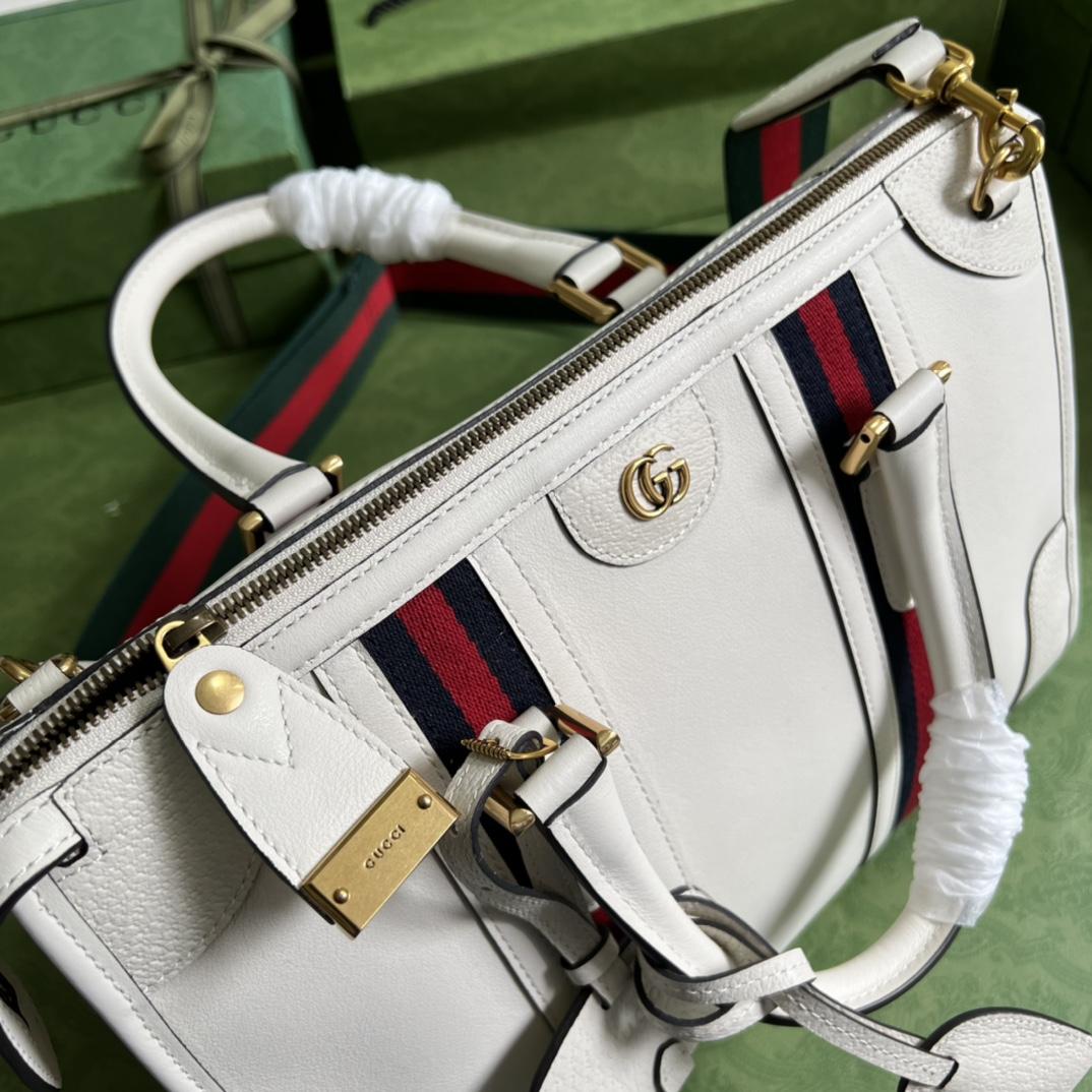 Gucci Leather Shoulder Bag(34-24-18CM)    715666 - PerfectKickZ