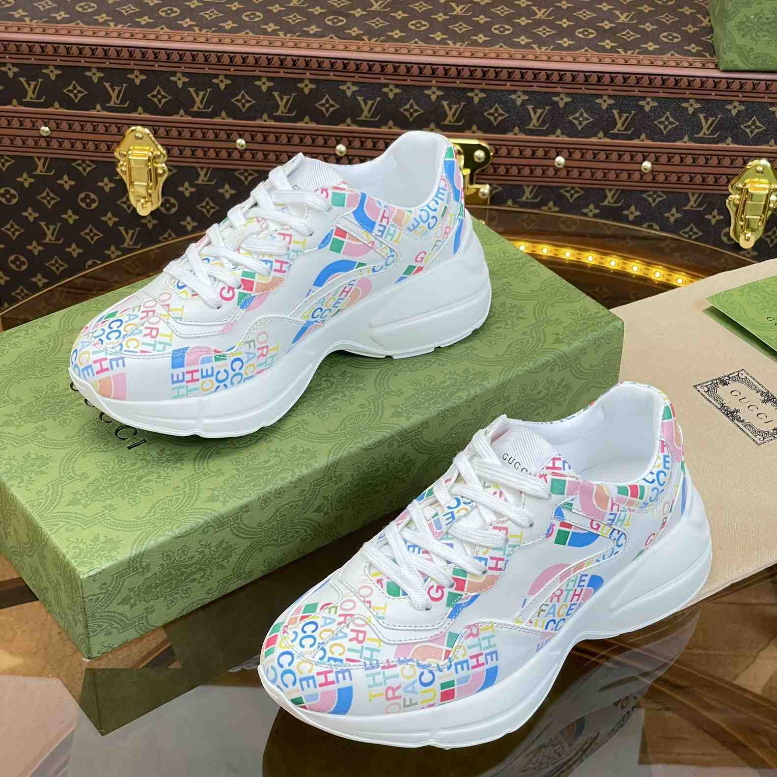 The North Face x Gucci Rhyton Sneaker - 