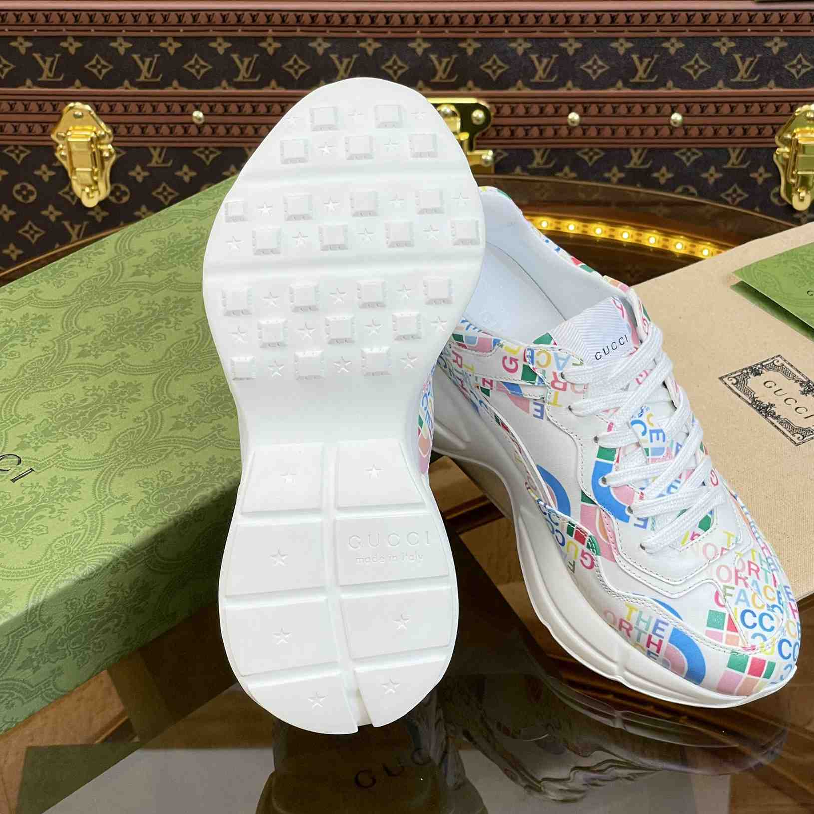 The North Face x Gucci Rhyton Sneaker - 