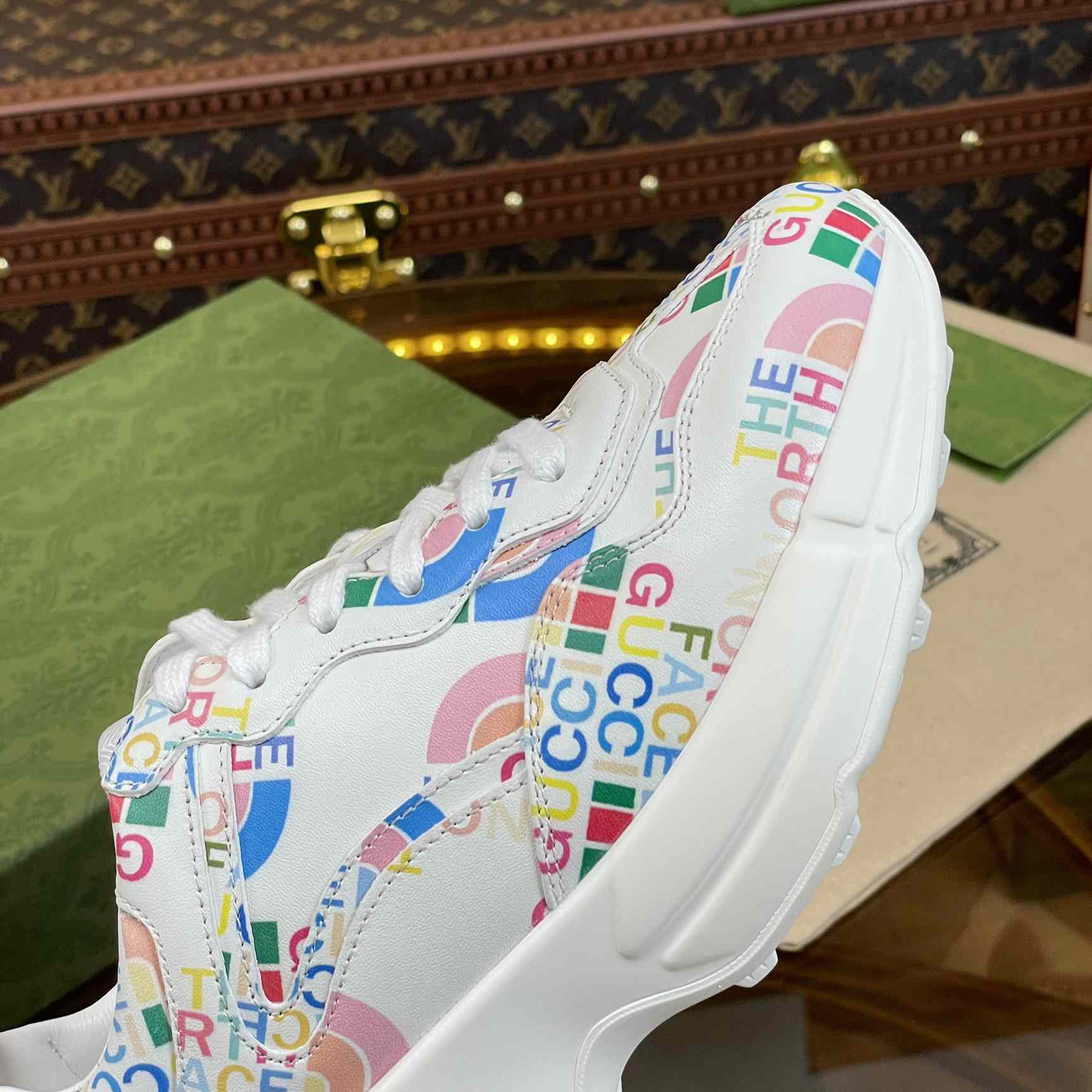 The North Face x Gucci Rhyton Sneaker - 
