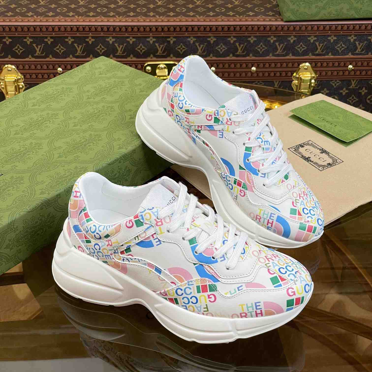 The North Face x Gucci Rhyton Sneaker - PerfectKickZ