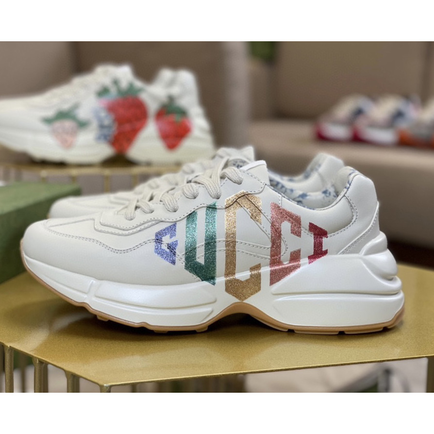 Gucci Rhyton Glitter Gucci Sneaker - PerfectKickZ
