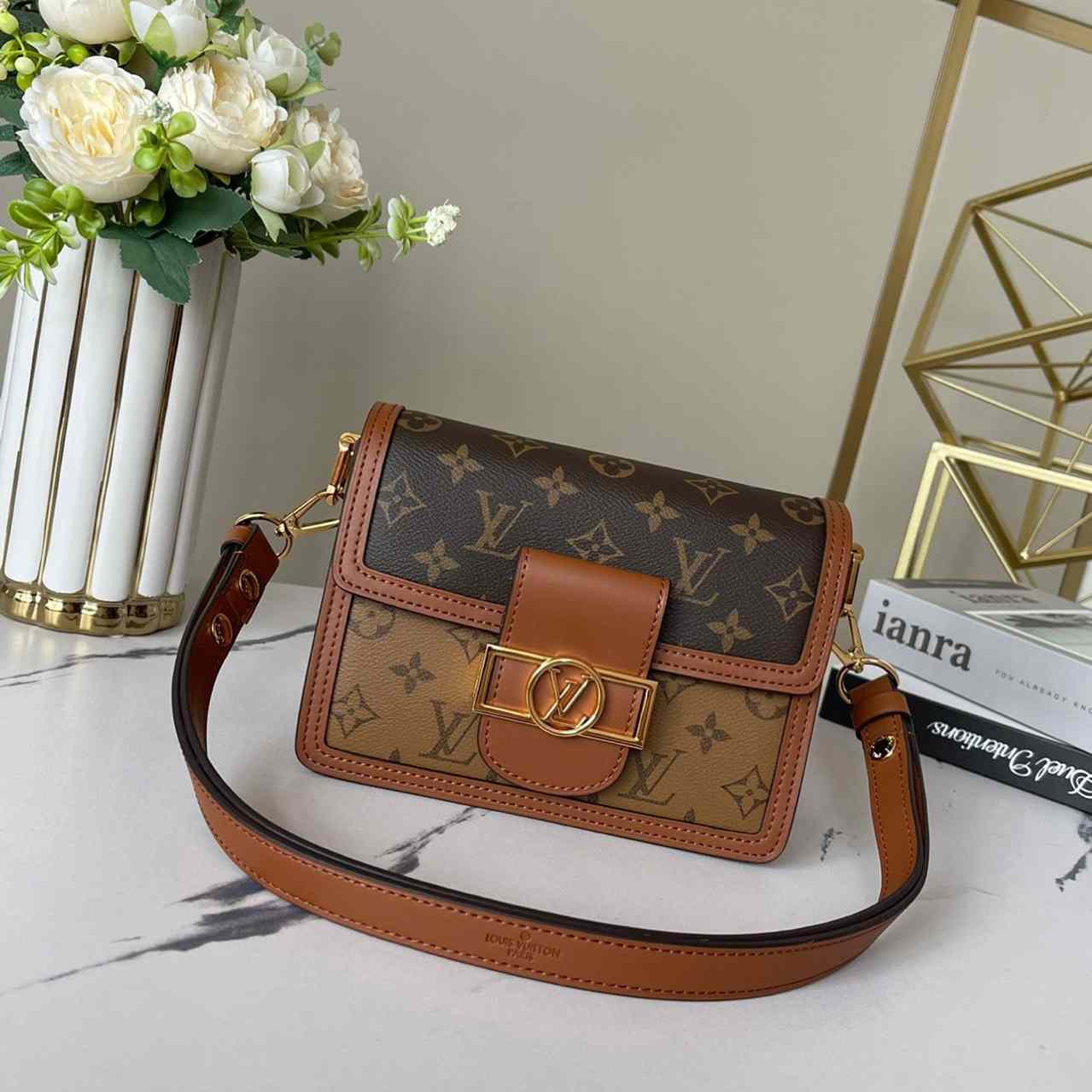 Louis Vuitton Mini Dauphine(20-19-9cm)     M45959 - PerfectKickZ