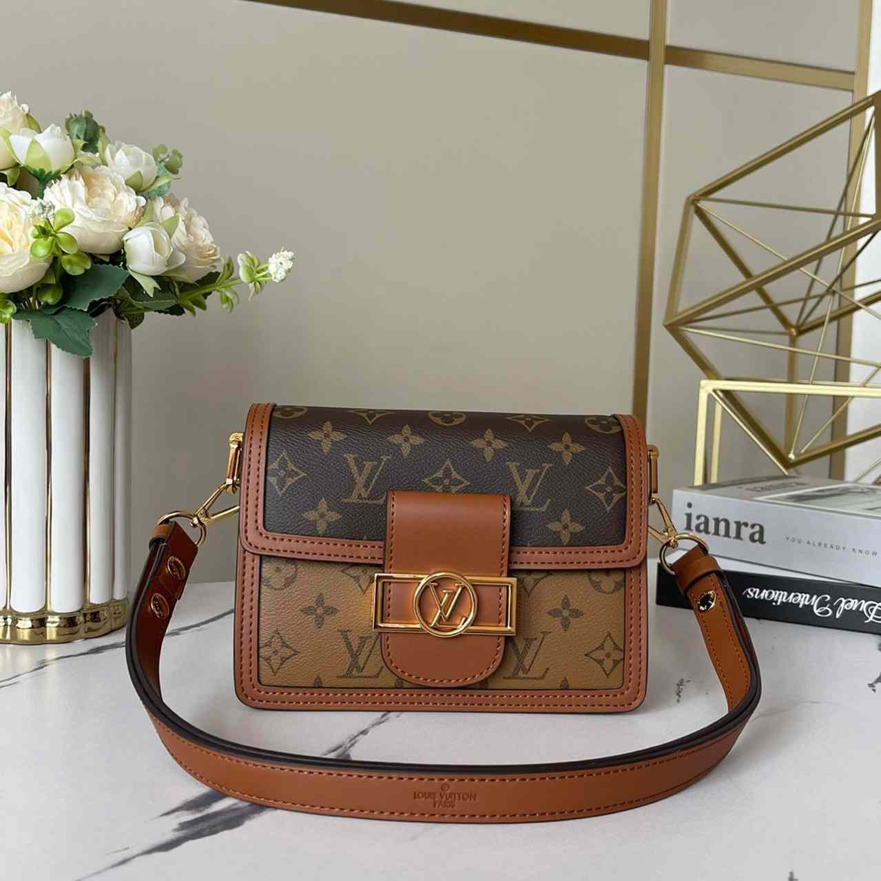 Louis Vuitton Mini Dauphine(20-19-9cm)     M45959 - PerfectKickZ