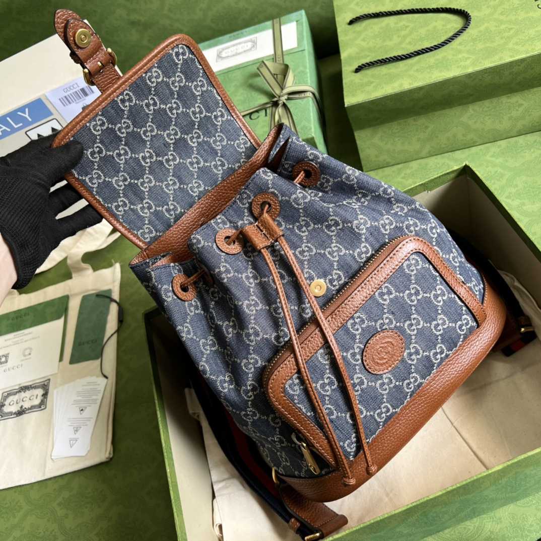 Gucci Backpack With Interlocking G(26.5- 30- 13cm) - PerfectKickZ