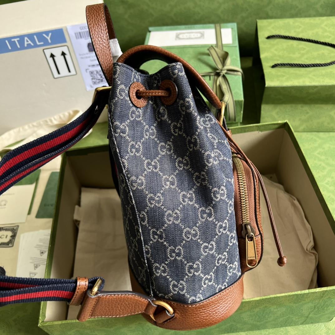 Gucci Backpack With Interlocking G(26.5- 30- 13cm) - 
