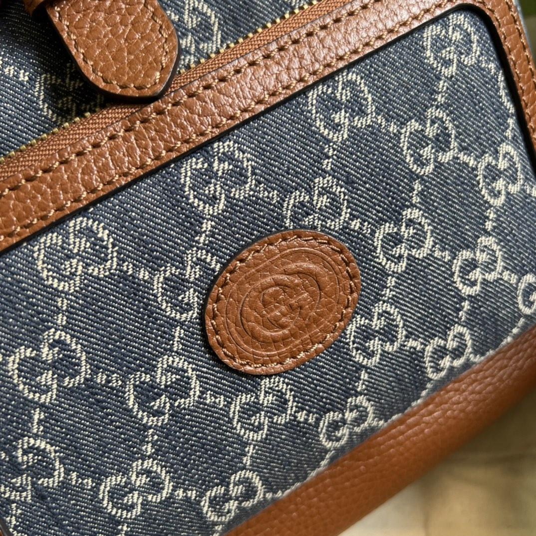 Gucci Backpack With Interlocking G(26.5- 30- 13cm) - 