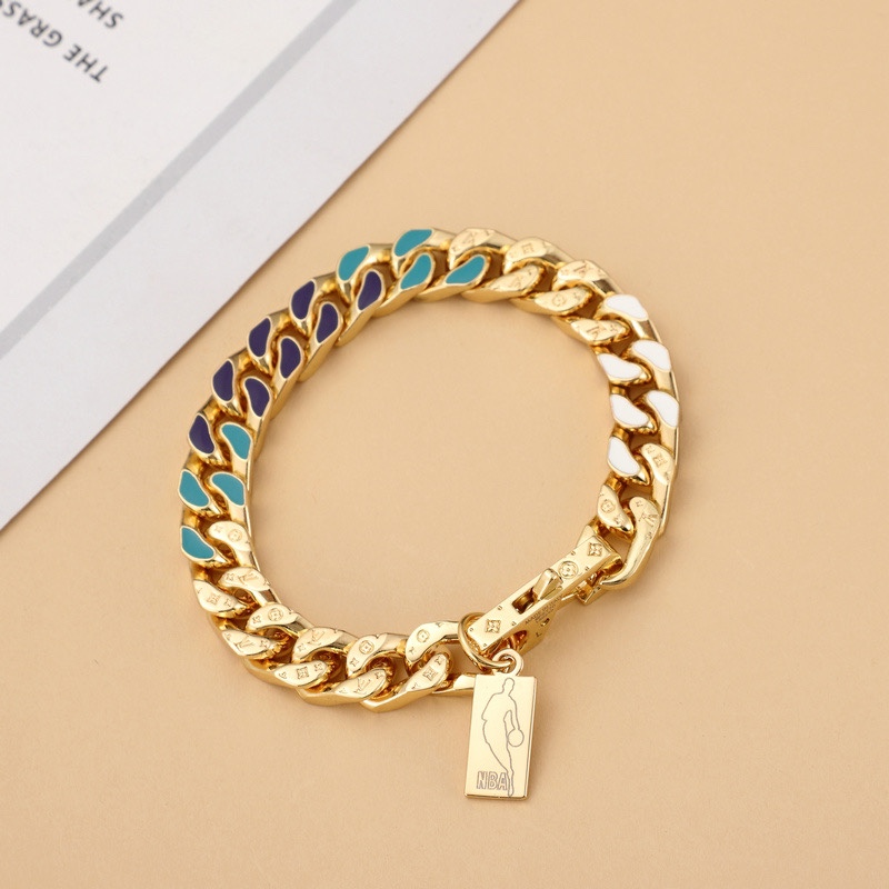 Louis Vuitton x NBA Chain Links Bracelet   MP3053 - PerfectKickZ