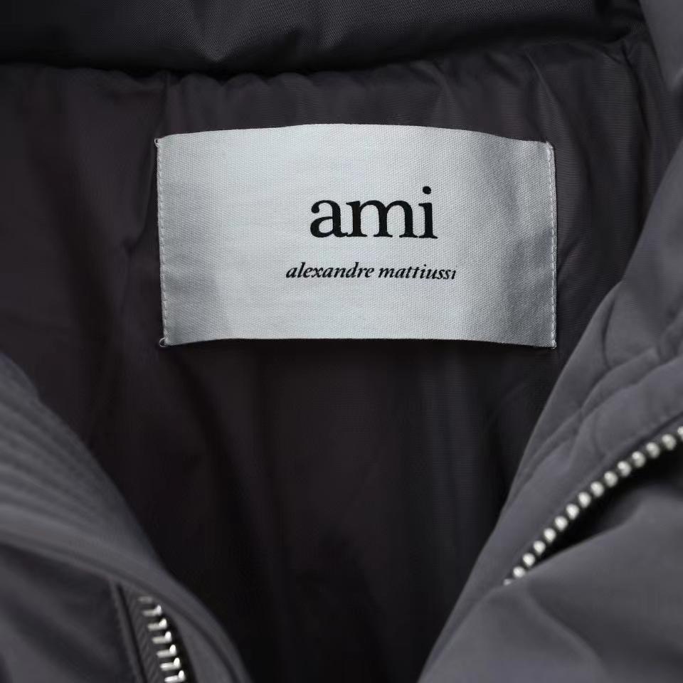 Ami Paris Ami de Coeur-patch padded jacket - PerfectKickZ