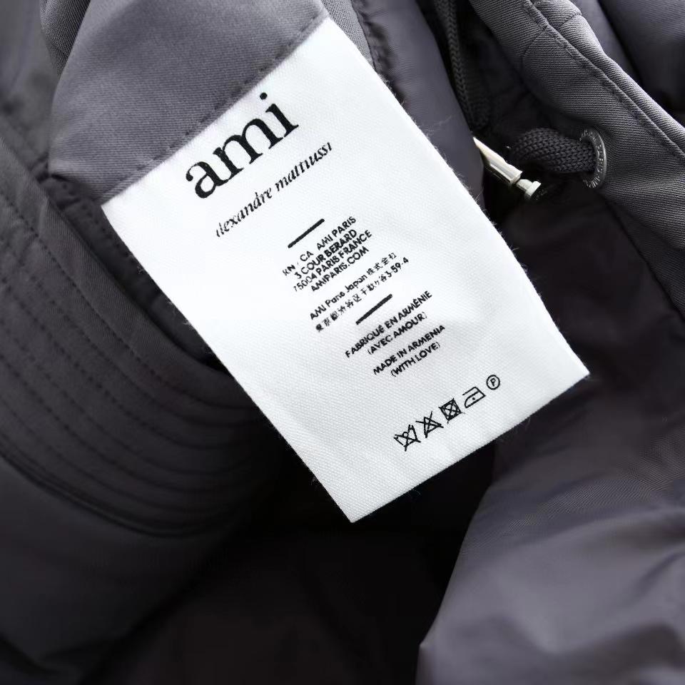 Ami Paris Ami de Coeur-patch padded jacket - PerfectKickZ