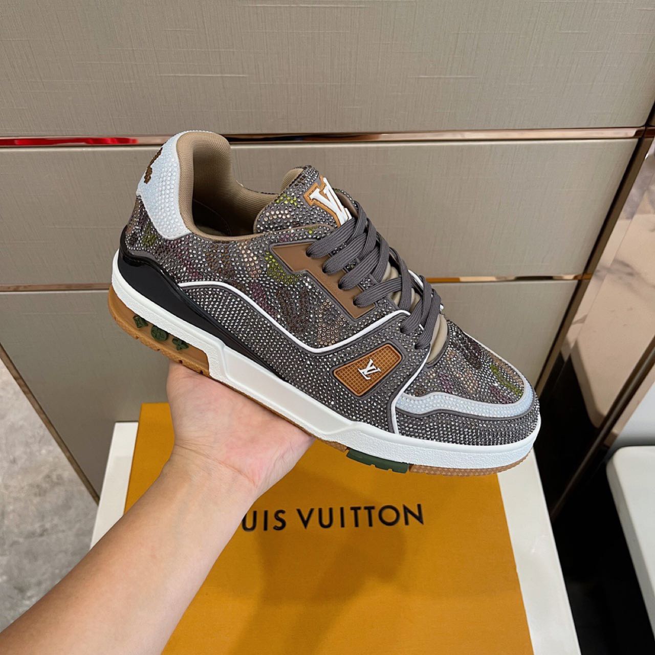 Louis Vuitton Trainer Sneaker (Upon UK Size) - PerfectKickZ