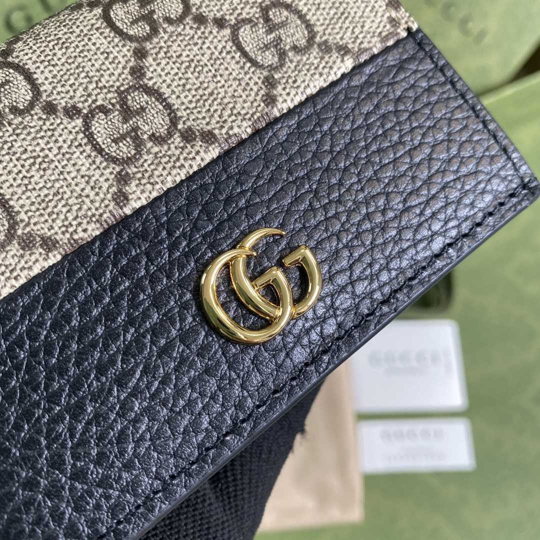 Gucci GG Marmont Card Case Wallet(11-9-3cm)    - PerfectKickZ