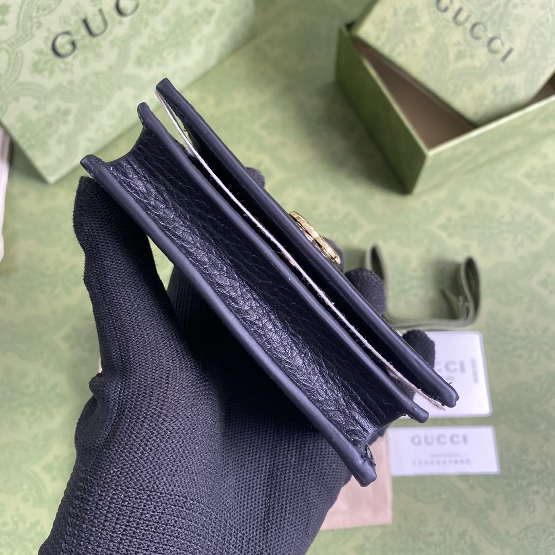 Gucci GG Marmont Card Case Wallet(11-9-3cm)    - PerfectKickZ
