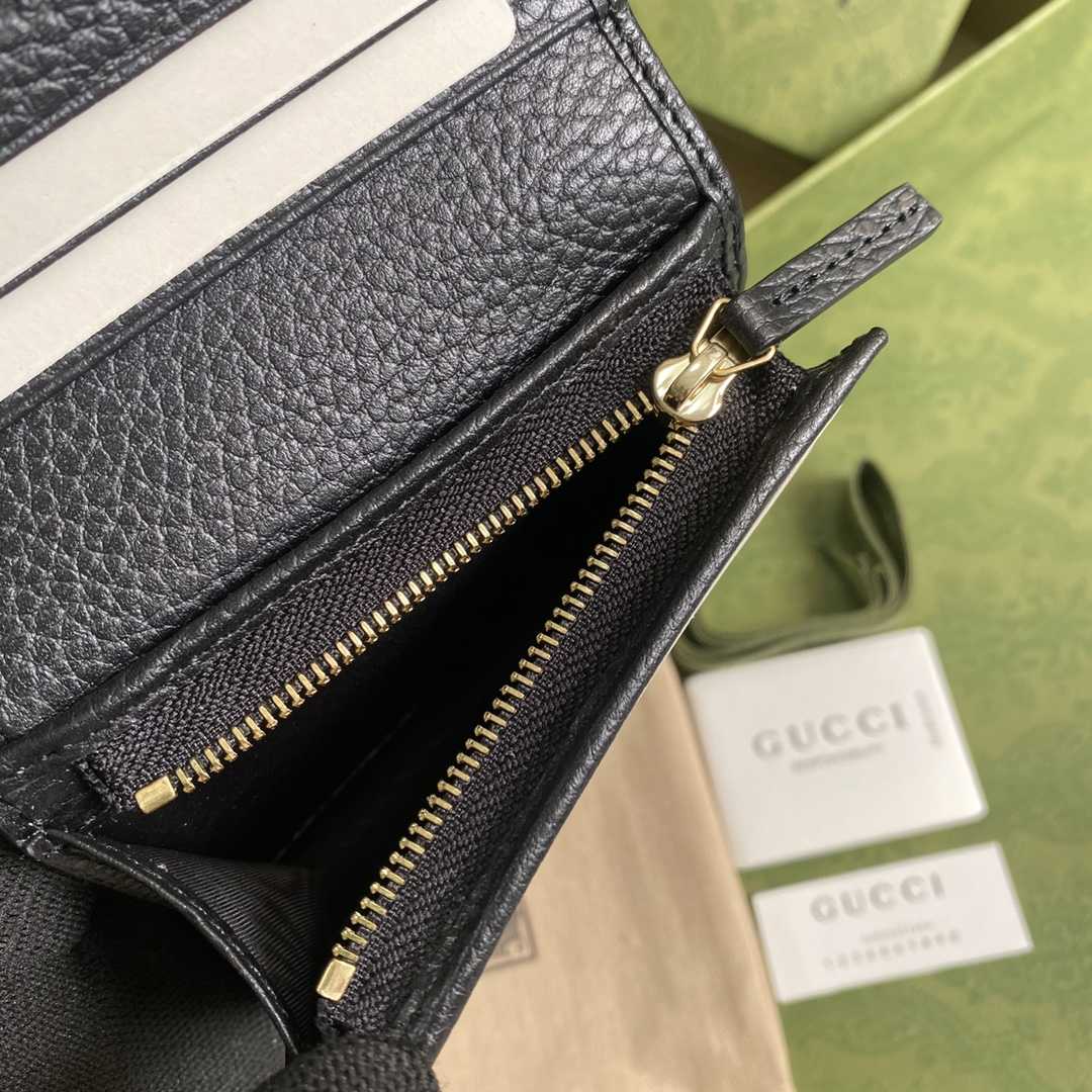 Gucci GG Marmont Card Case Wallet(11-9-3cm)    - PerfectKickZ