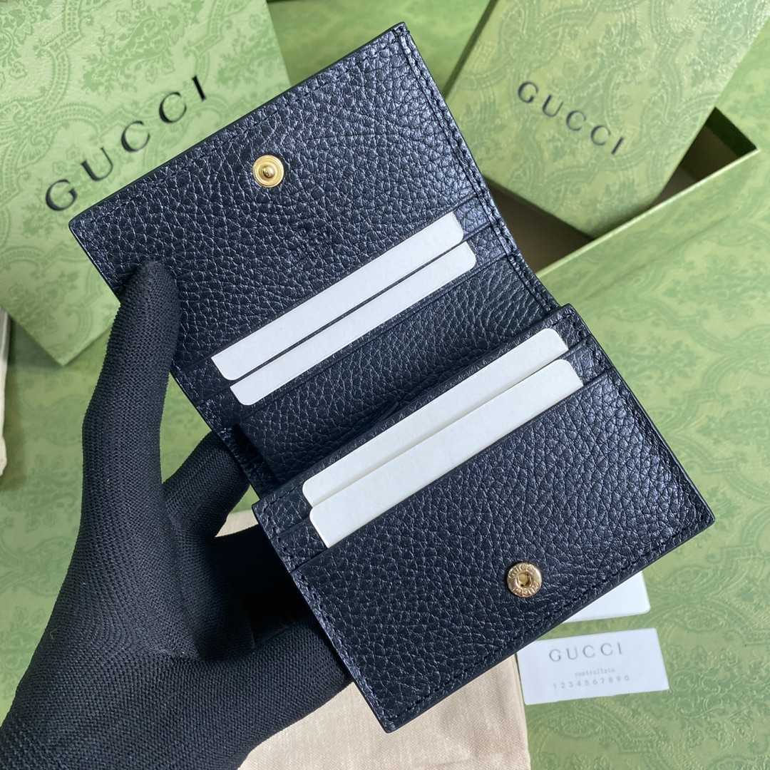 Gucci GG Marmont Card Case Wallet(11-9-3cm)    - PerfectKickZ