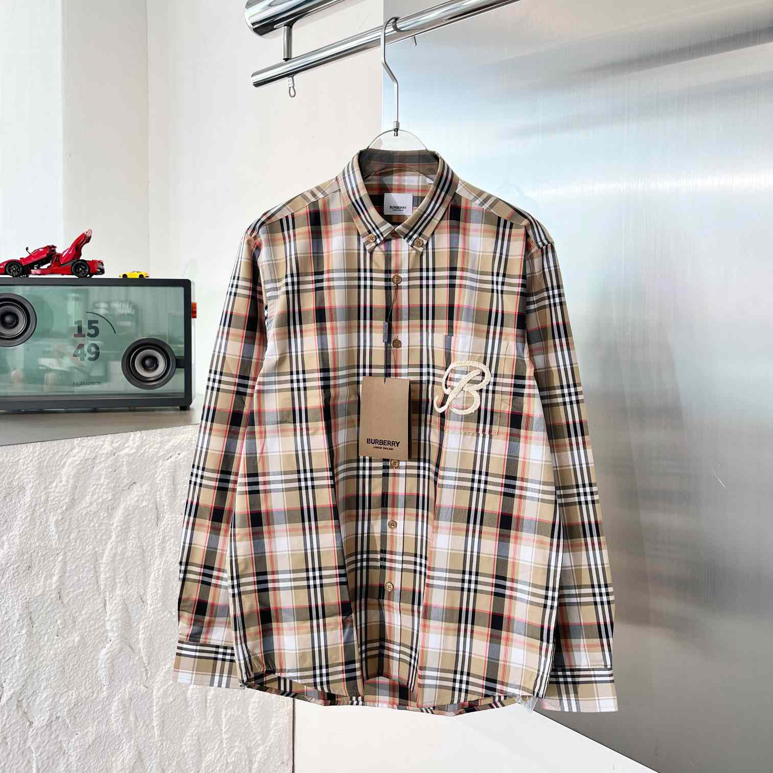 Burberry Check Cotton Poplin Shirt - PerfectKickZ