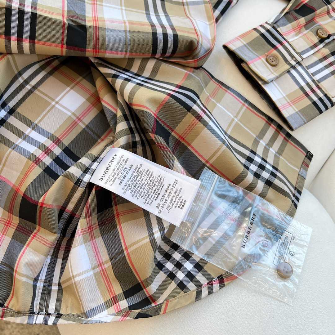 Burberry Check Cotton Poplin Shirt - PerfectKickZ