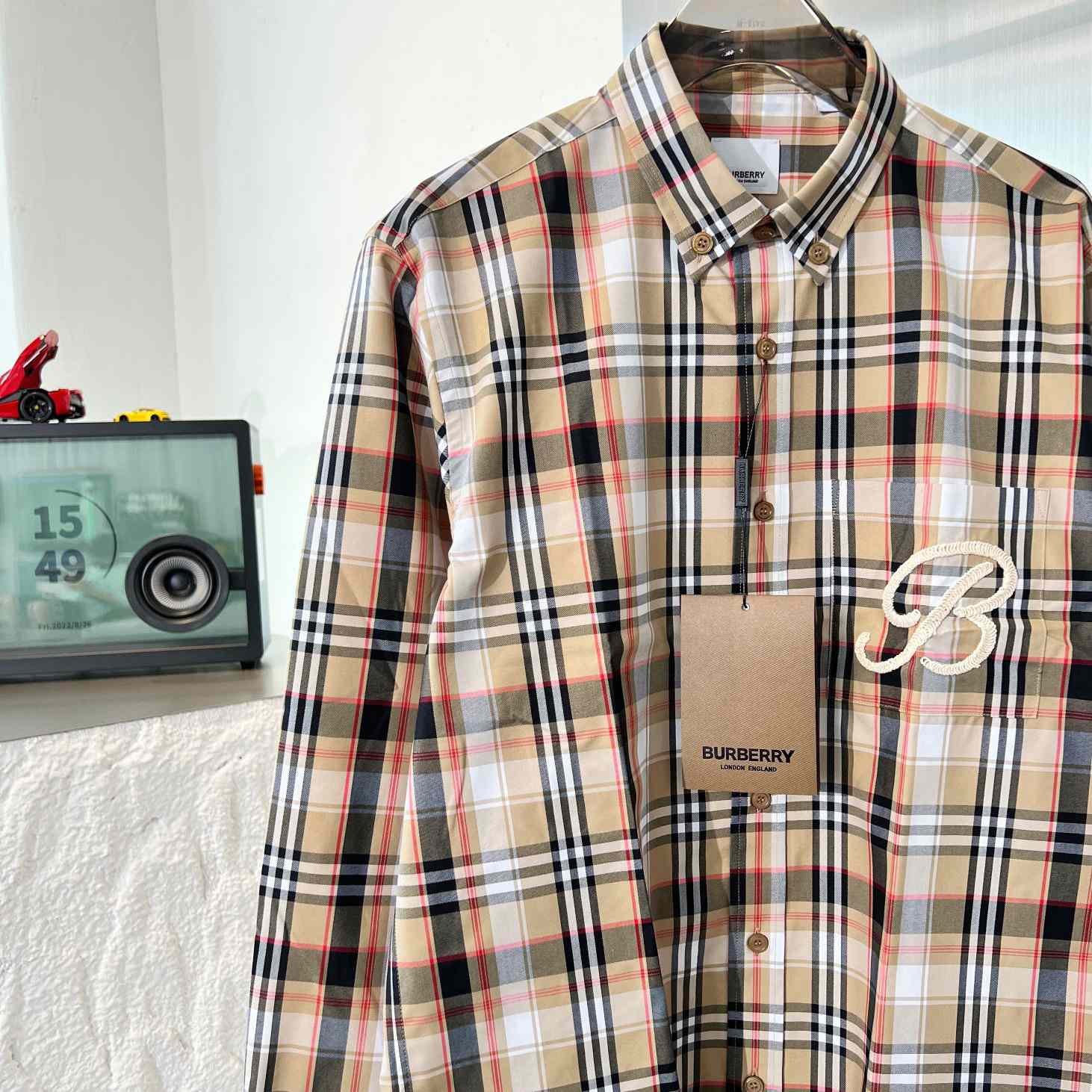 Burberry Check Cotton Poplin Shirt - PerfectKickZ