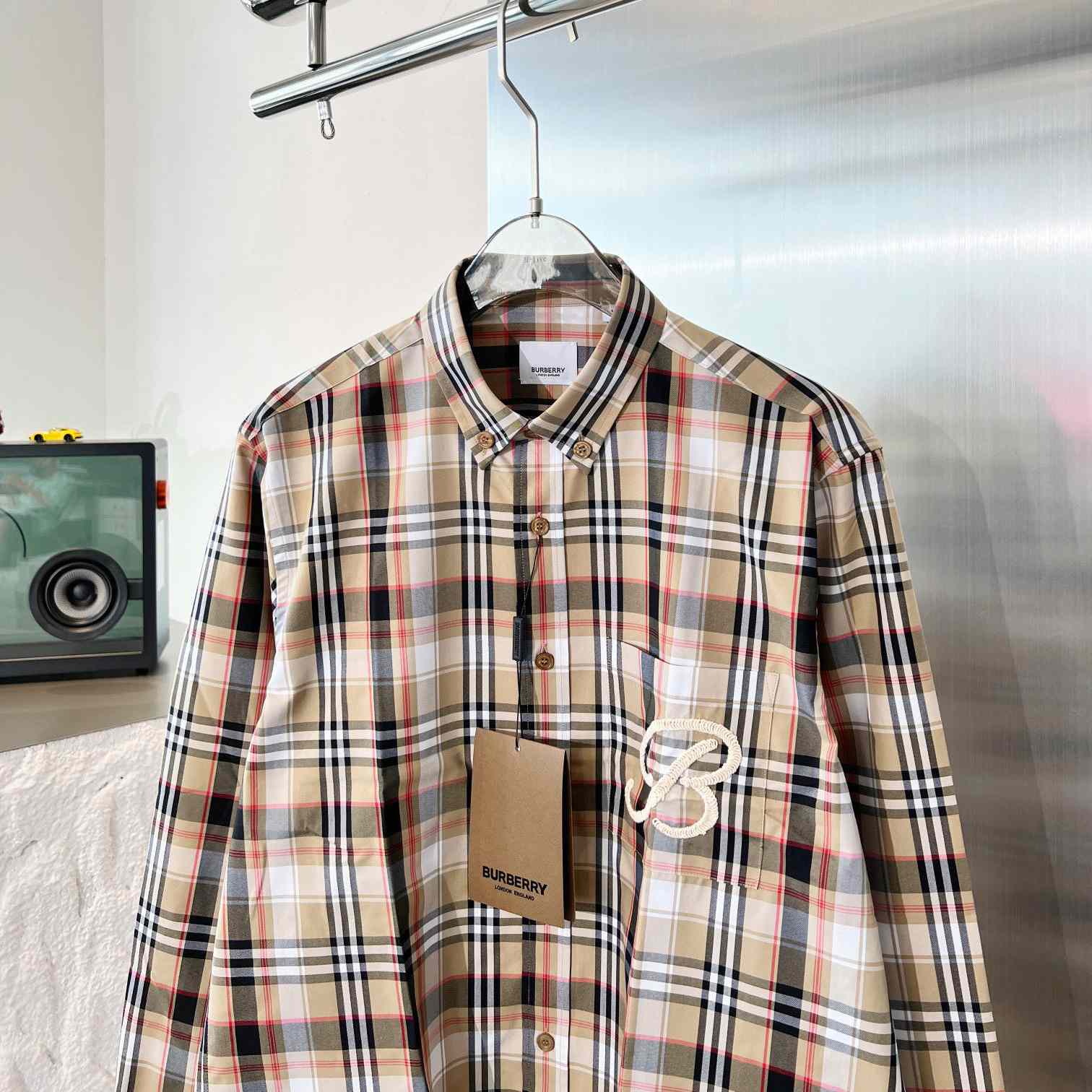Burberry Check Cotton Poplin Shirt - PerfectKickZ