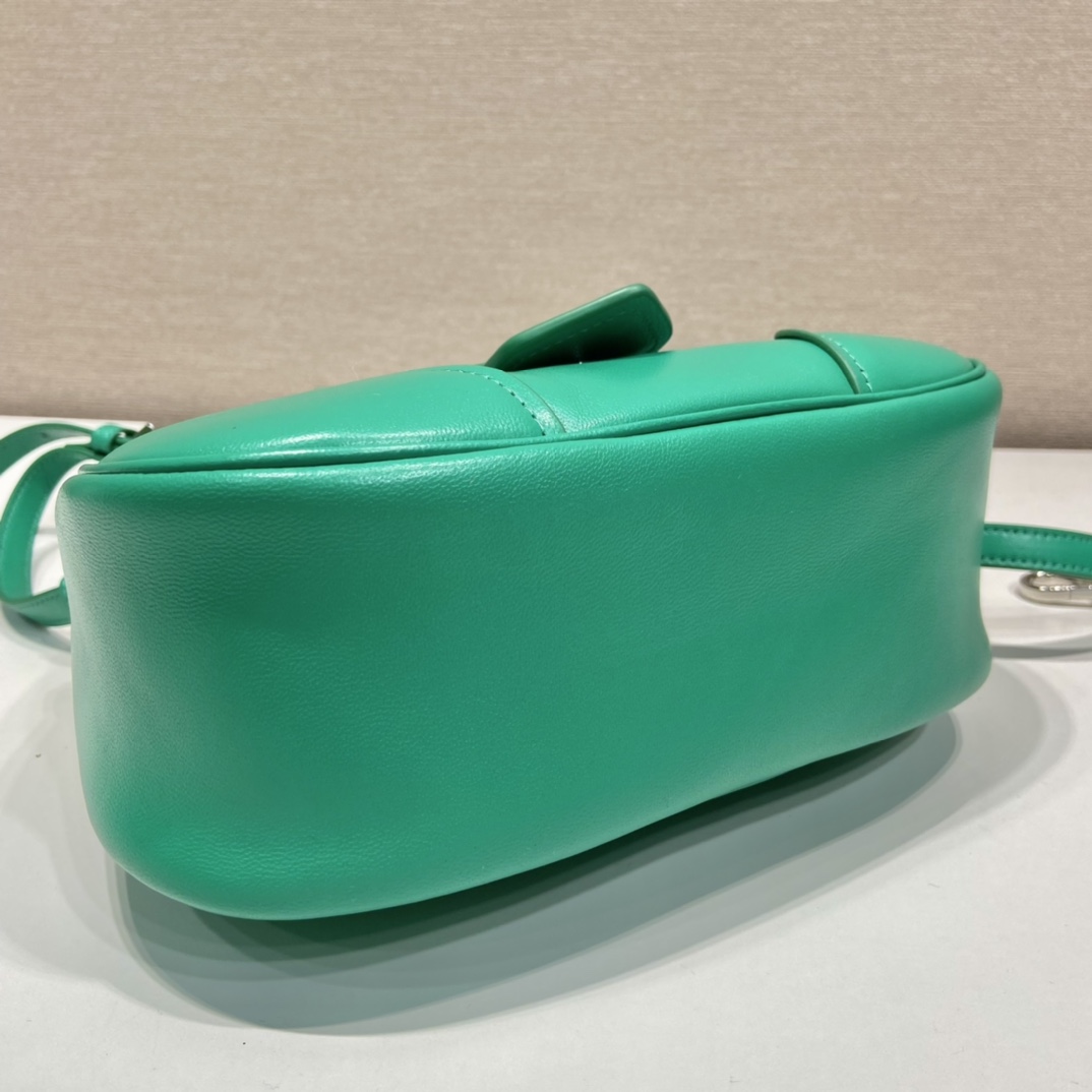 Prada Moon Re-Nylon And Leather Bag(22.5-16-7.5cm) - PerfectKickZ