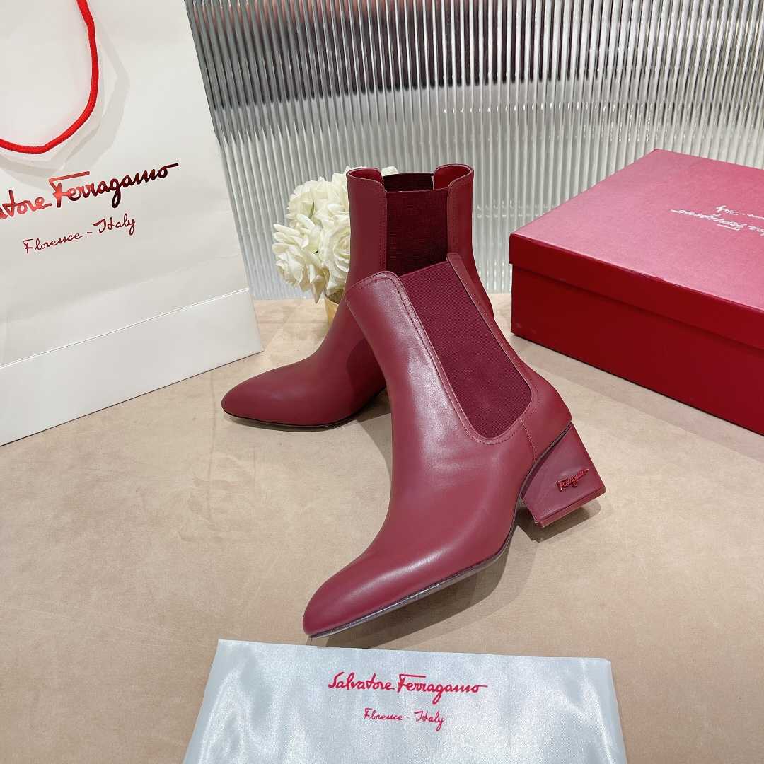 Ferragamo Leather Ankle Boot - PerfectKickZ
