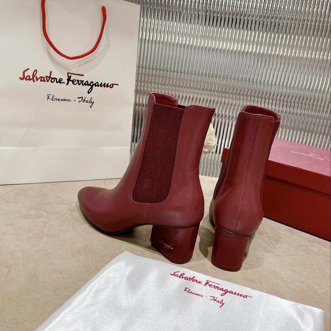 Ferragamo Leather Ankle Boot - PerfectKickZ