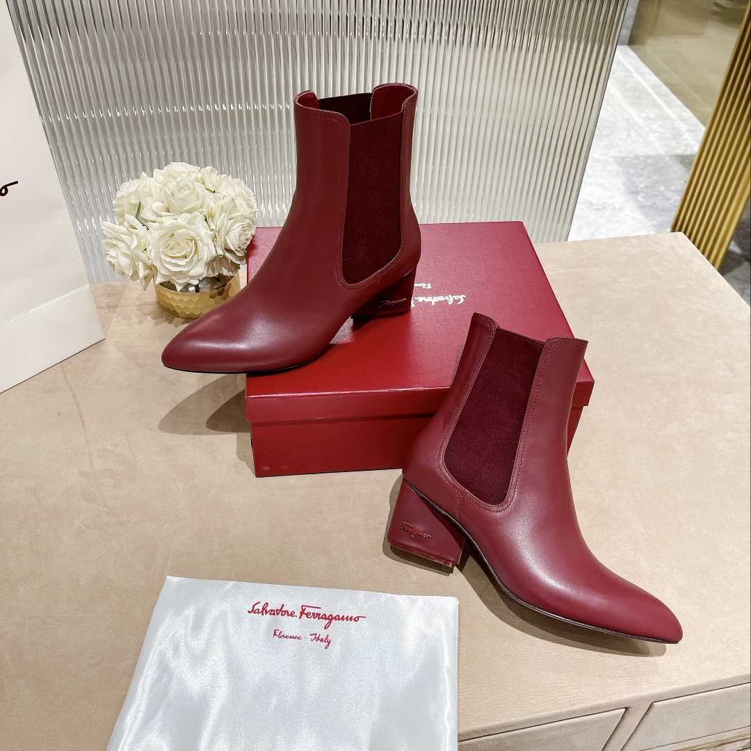 Ferragamo Leather Ankle Boot - PerfectKickZ