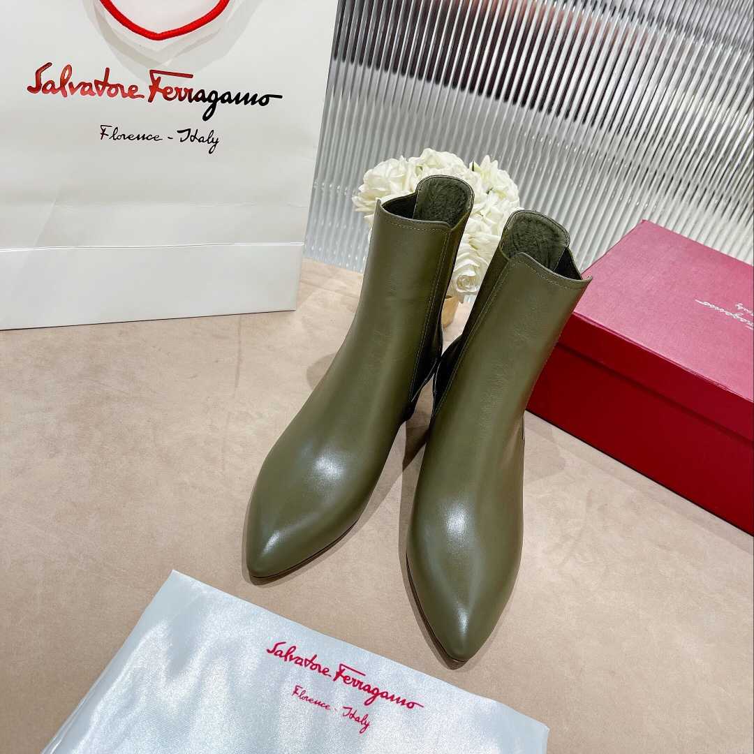 Ferragamo Leather Ankle Boot - PerfectKickZ