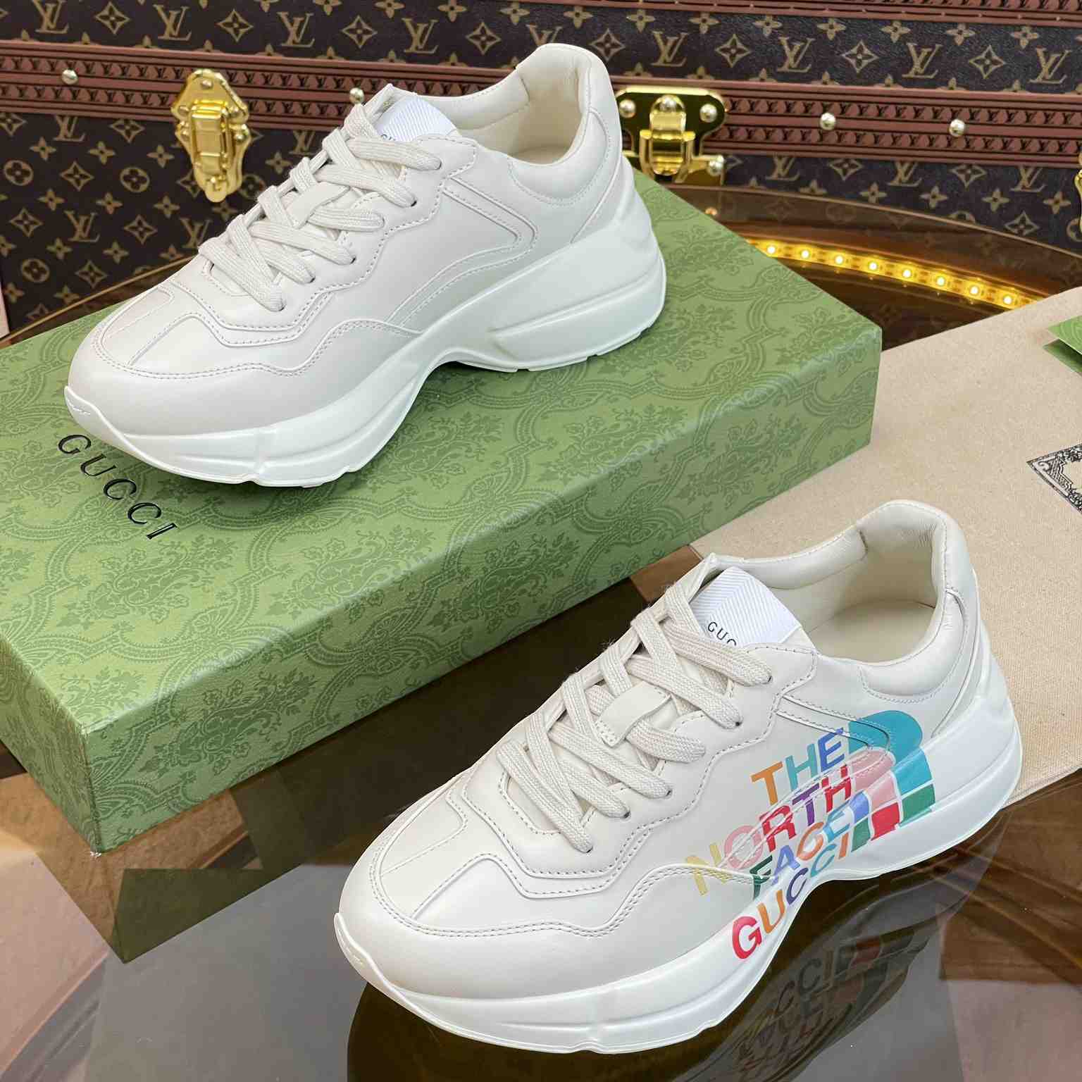 The North Face x Gucci Rhyton Sneaker - PerfectKickZ