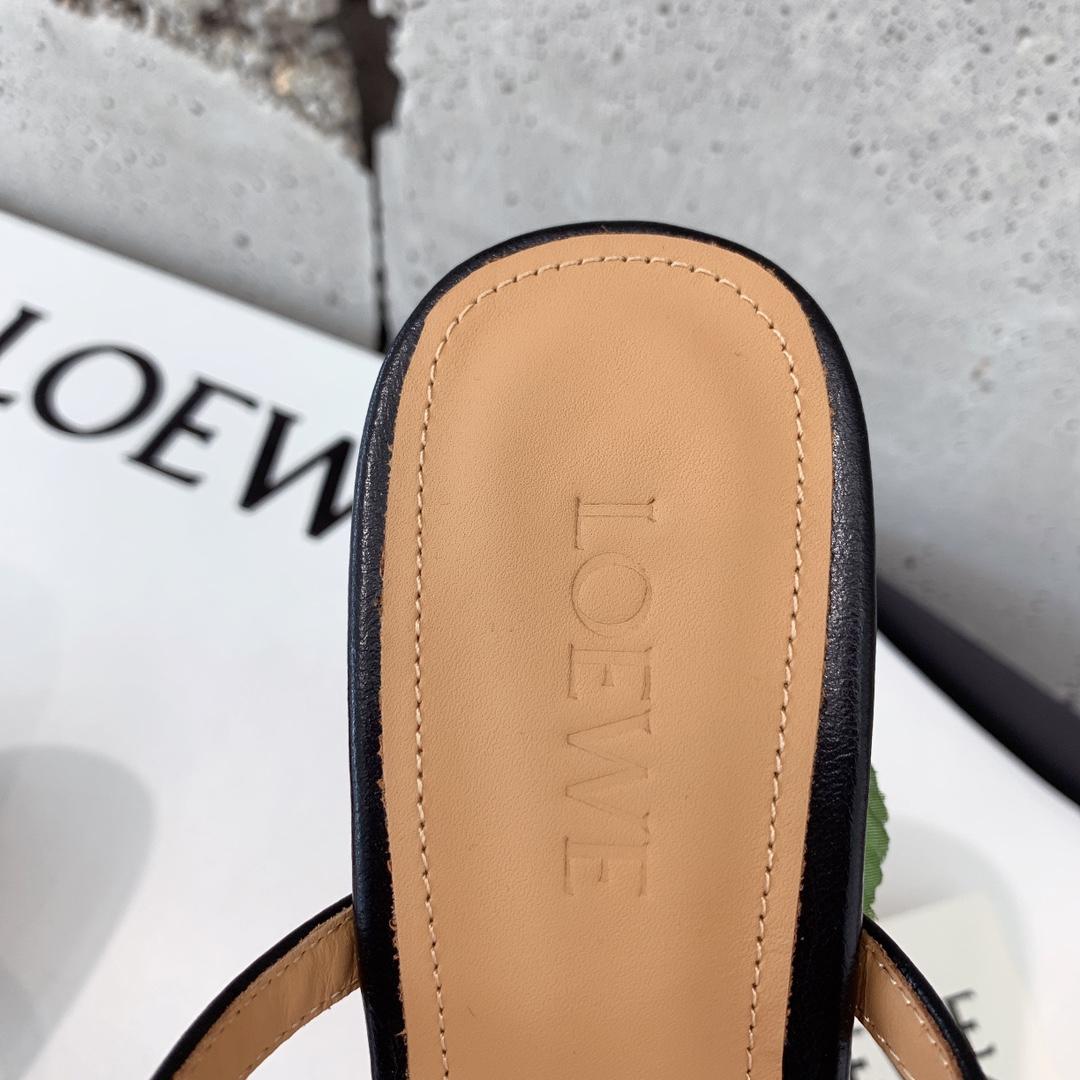 Loewe Rose Heel Sandal In Goatskin - PerfectKickZ