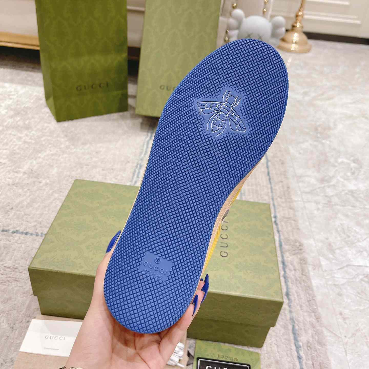 Gucci Basket Sneaker With lnterlocking G  - PerfectKickZ