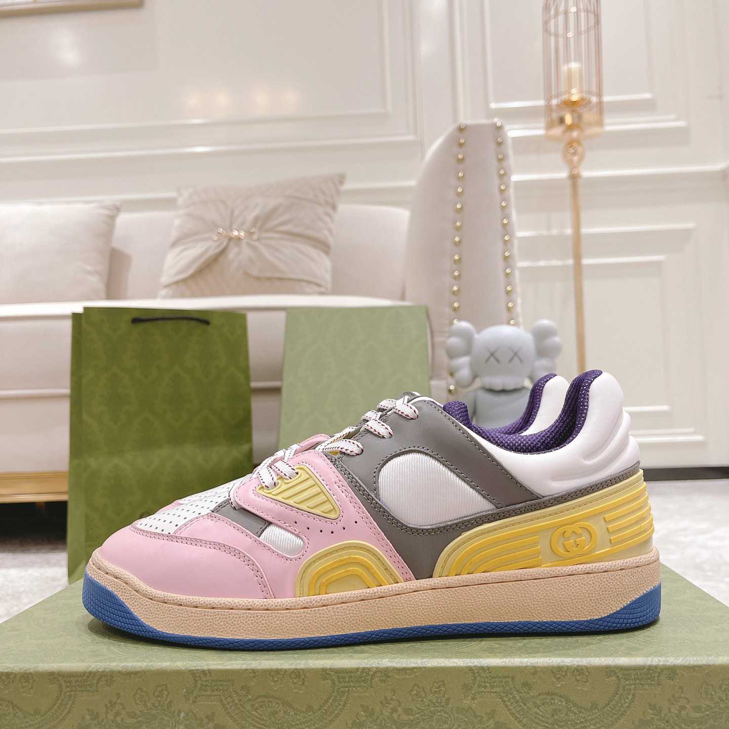 Gucci Basket Sneaker With lnterlocking G  - PerfectKickZ