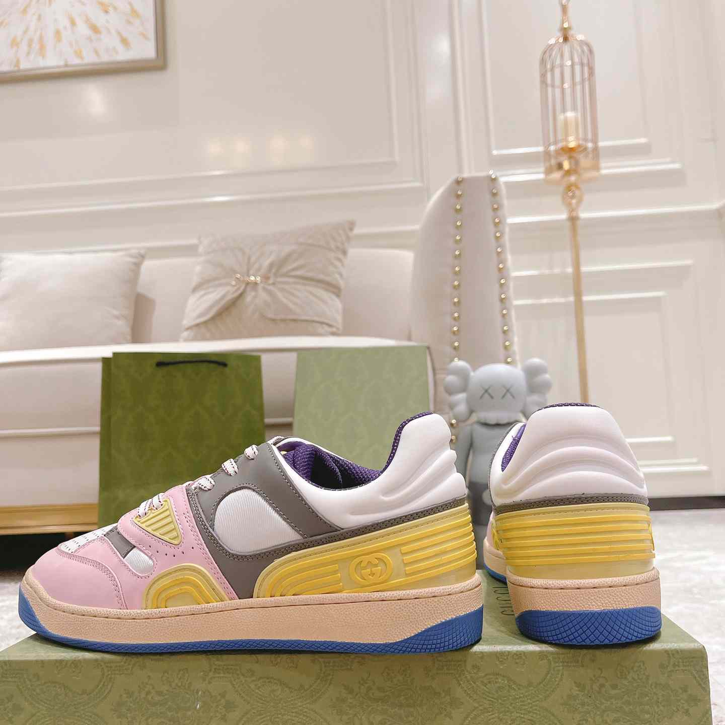 Gucci Basket Sneaker With lnterlocking G  - PerfectKickZ
