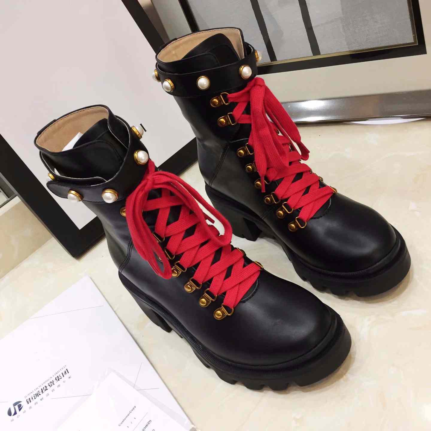 Gucci Leather Ankle Boot - PerfectKickZ