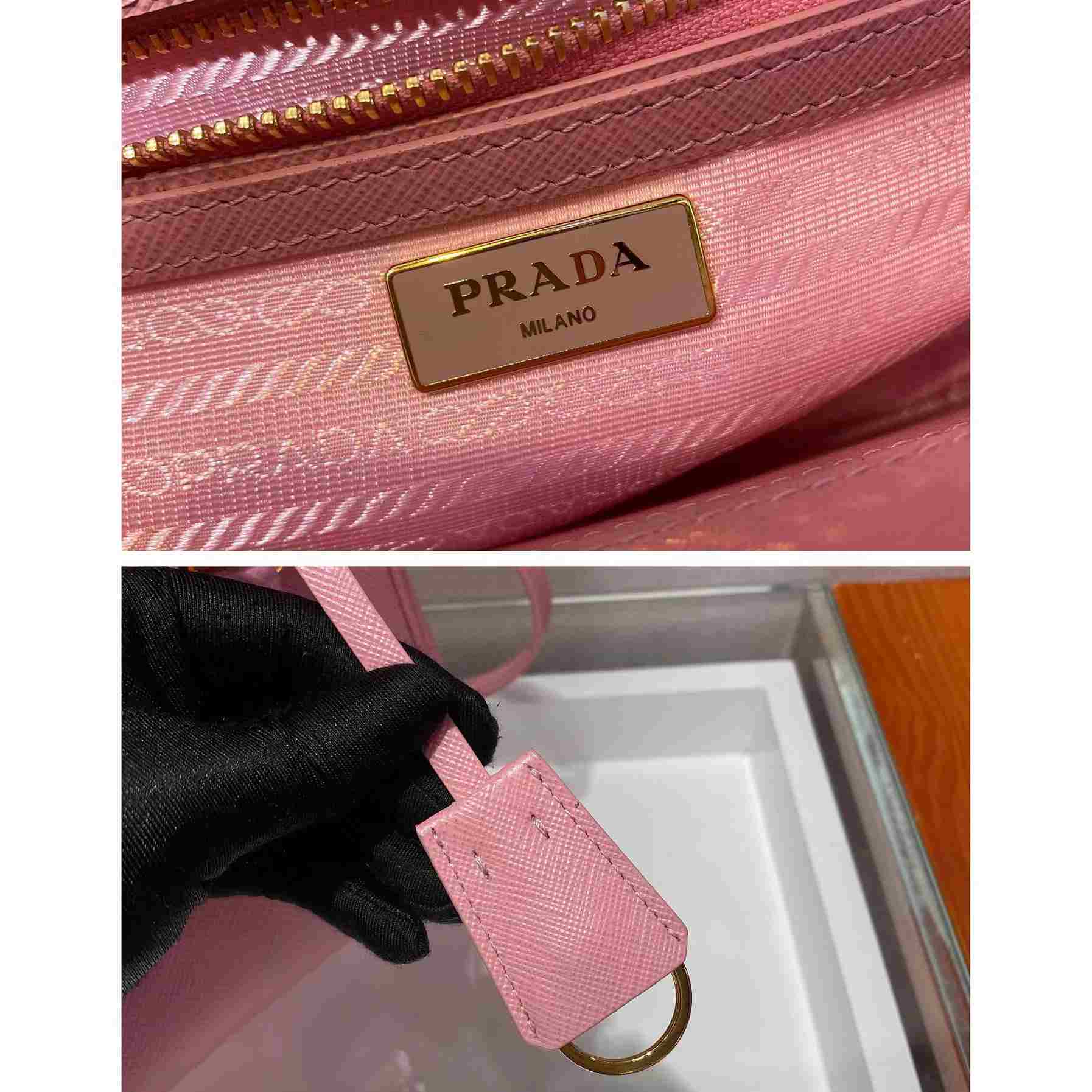 Prada Galleria Saffiano Leather Mini Bag(20-15-9.5cm) - PerfectKickZ