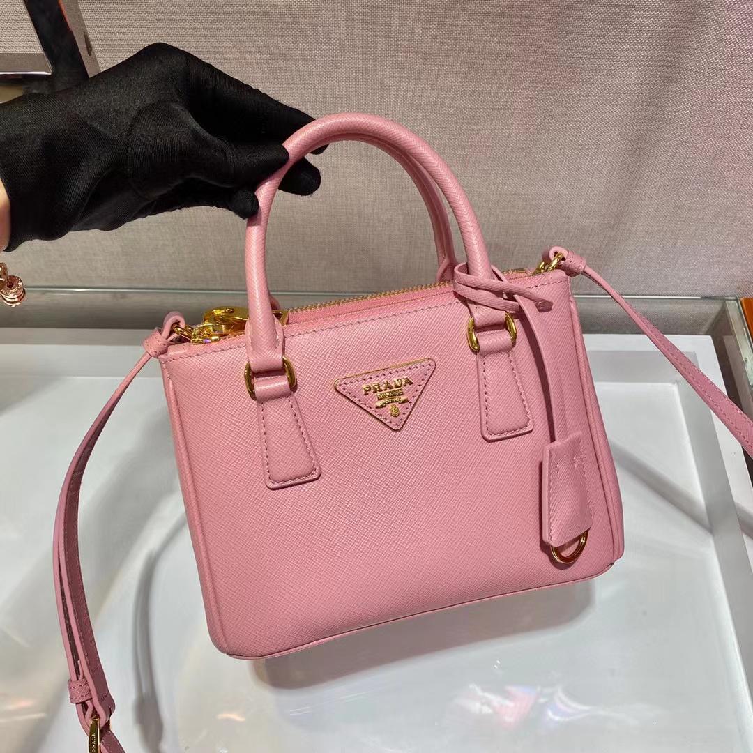 Prada Galleria Saffiano Leather Mini Bag(20-15-9.5cm) - PerfectKickZ