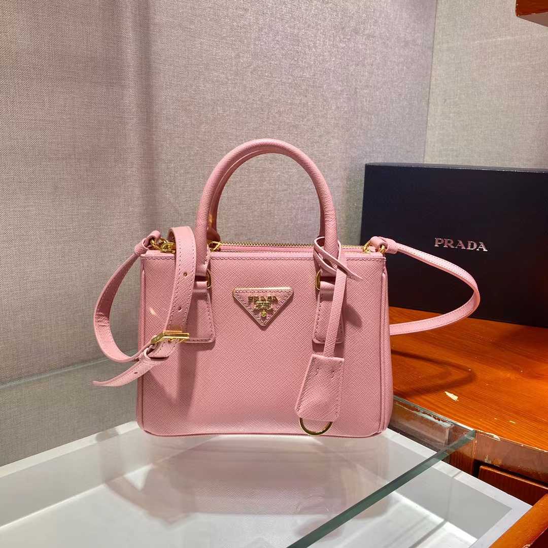 Prada Galleria Saffiano Leather Mini Bag(20-15-9.5cm) - PerfectKickZ